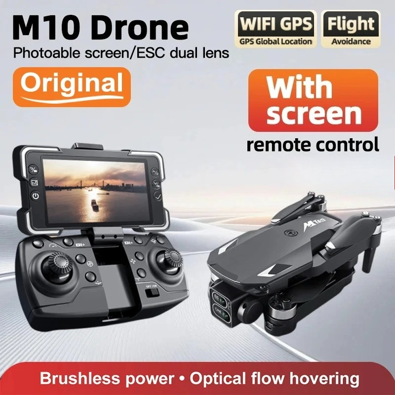 Fpv Brushless Rc Drone 4K - Orijinal Drone M10 4K 5G HD