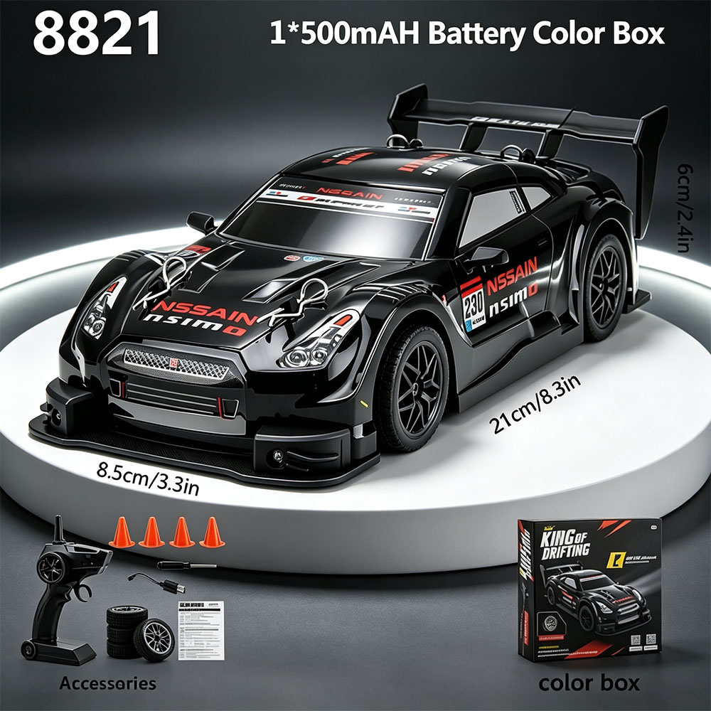 Rc Drift Car 1 24 Scale 4Wd - 2.4G Uzaktan Kumandalı Yarış Arabası, 1:24
