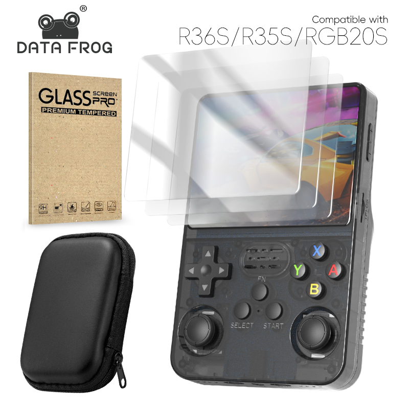 Retro Handheld Game Console R36S - VERİ KURBAĞA R36S Ekran Koruyucu Temperli