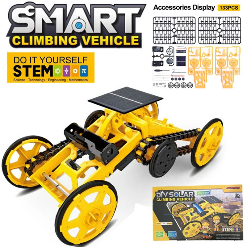 Stem Solar Robot Kit For Kids - Güneş enerjili oyuncak roman çocuk oyuncakları