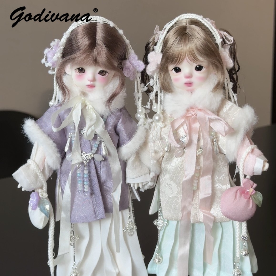 Bjd Doll 1 6 Full Set With Clothes - 1/6 ölçekli BJD bebek kıyafetleri, geleneksel