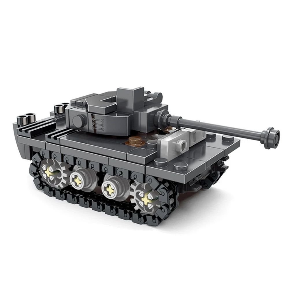 Lego Compatible Military Tank - Dünya Savaşı Ordusu Askerleri SAWT Askerleri