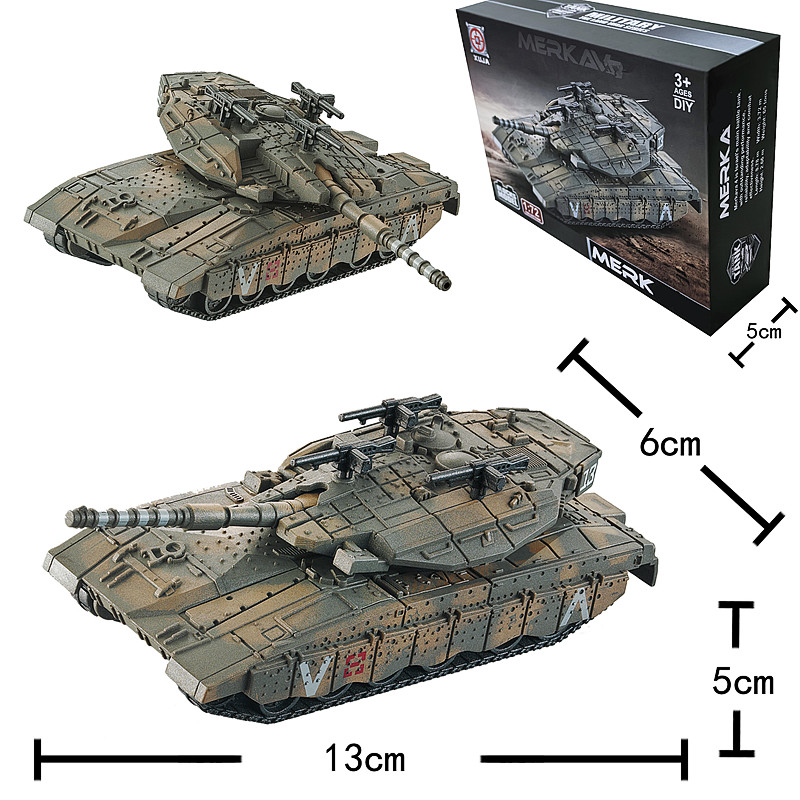 Lego Compatible Military Tank - 1/72 İsrail Merkava Ana Muharebe Tankı