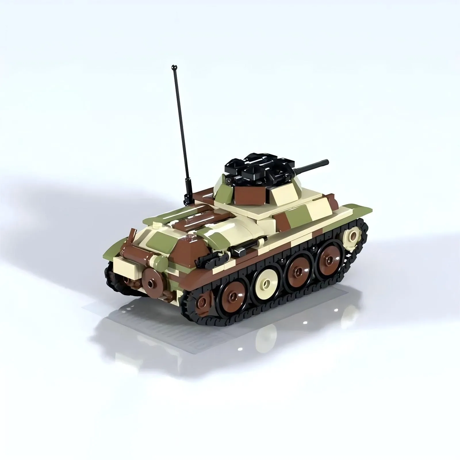 Lego Compatible Military Tank - Yüksek Teknoloji Ekipmanları Piyade Savaş Aracı