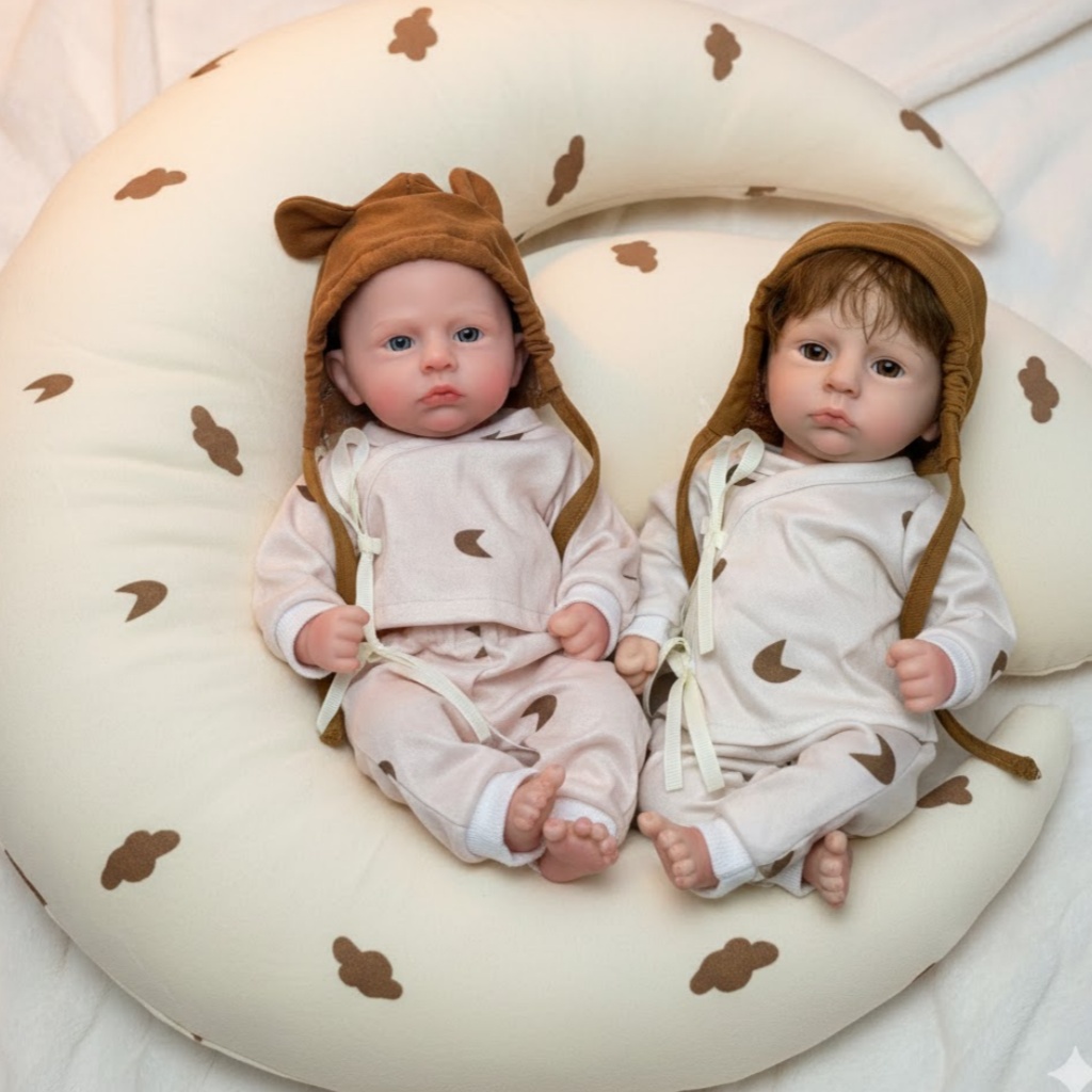 Reborn Baby Doll Silicone Realistic - AnjoDoll 33 CM Boyalı/Boyasız Silikon Erkek
