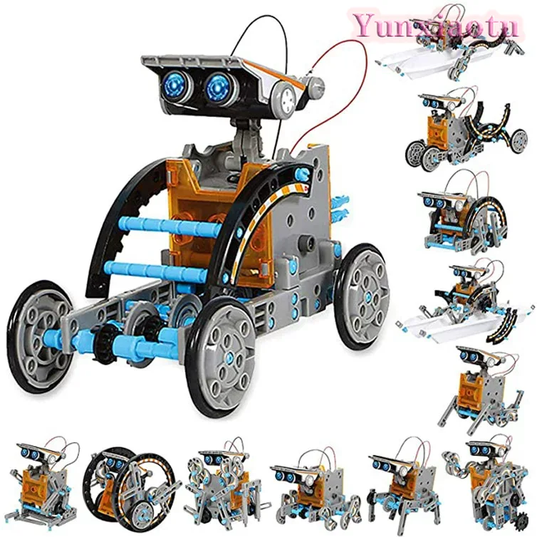 12'si 1 Arada Güneş Enerjili R - Stem Solar Robot Kit For Kids incelemesi ve fiyatı