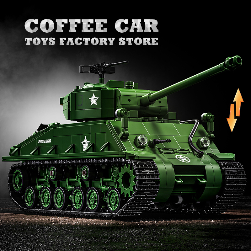 ABD Ordusu M4 Tankı Yapım Blok - Lego Compatible Military Tank incelemesi ve fiyatı