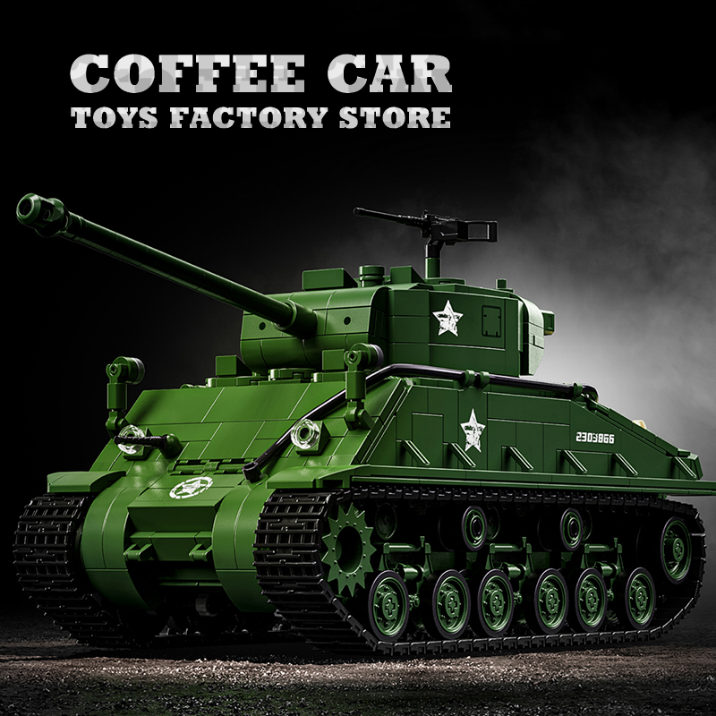 ABD Ordusu M4 Tankı Yapım Blok - Lego Compatible Military Tank incelemesi ve fiyatı