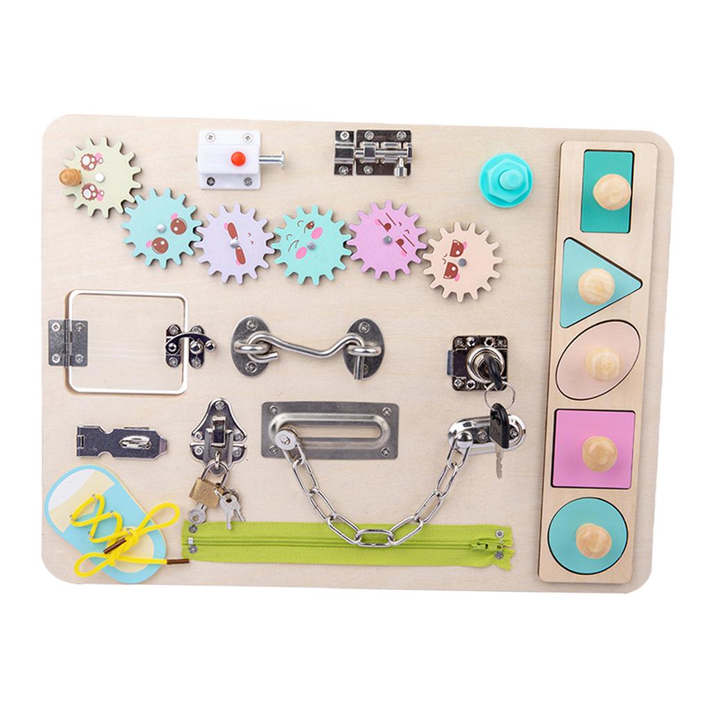 4-6 Yaş Arası Çocuklar İçin Ah - Montessori Wooden Busy Board Toddler incelemesi ve fiyatı