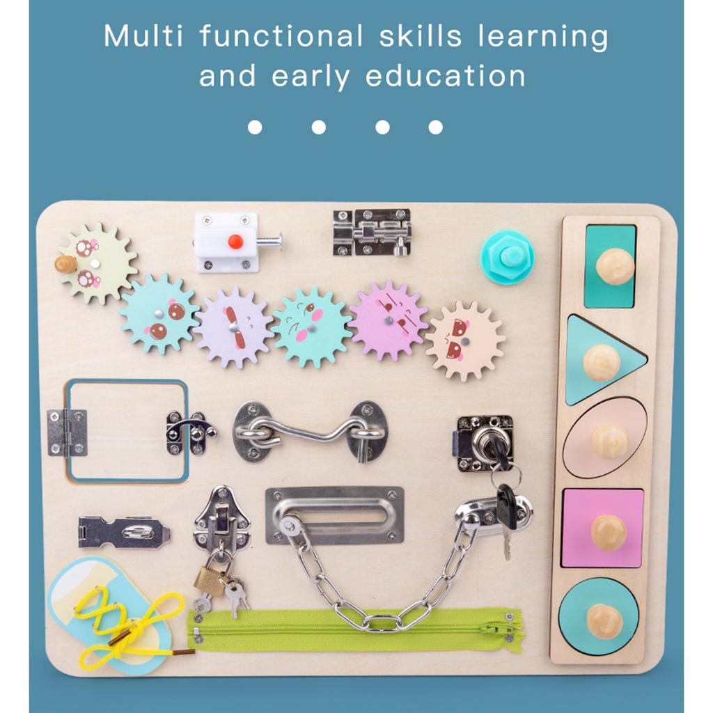 4-6 Yaş Arası Çocuklar İçin Ah - Montessori Wooden Busy Board Toddler incelemesi ve fiyatı