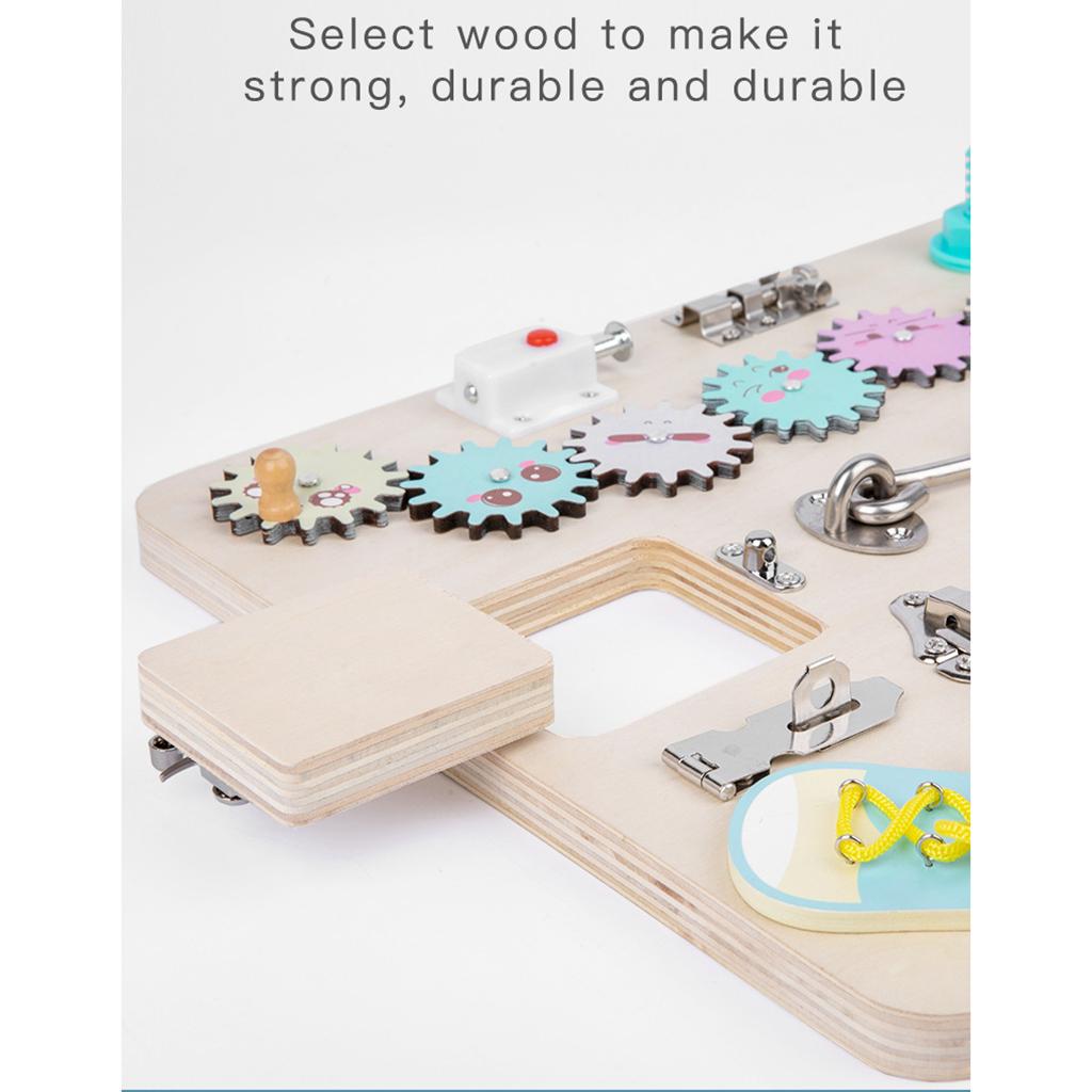 4-6 Yaş Arası Çocuklar İçin Ah - Montessori Wooden Busy Board Toddler incelemesi ve fiyatı