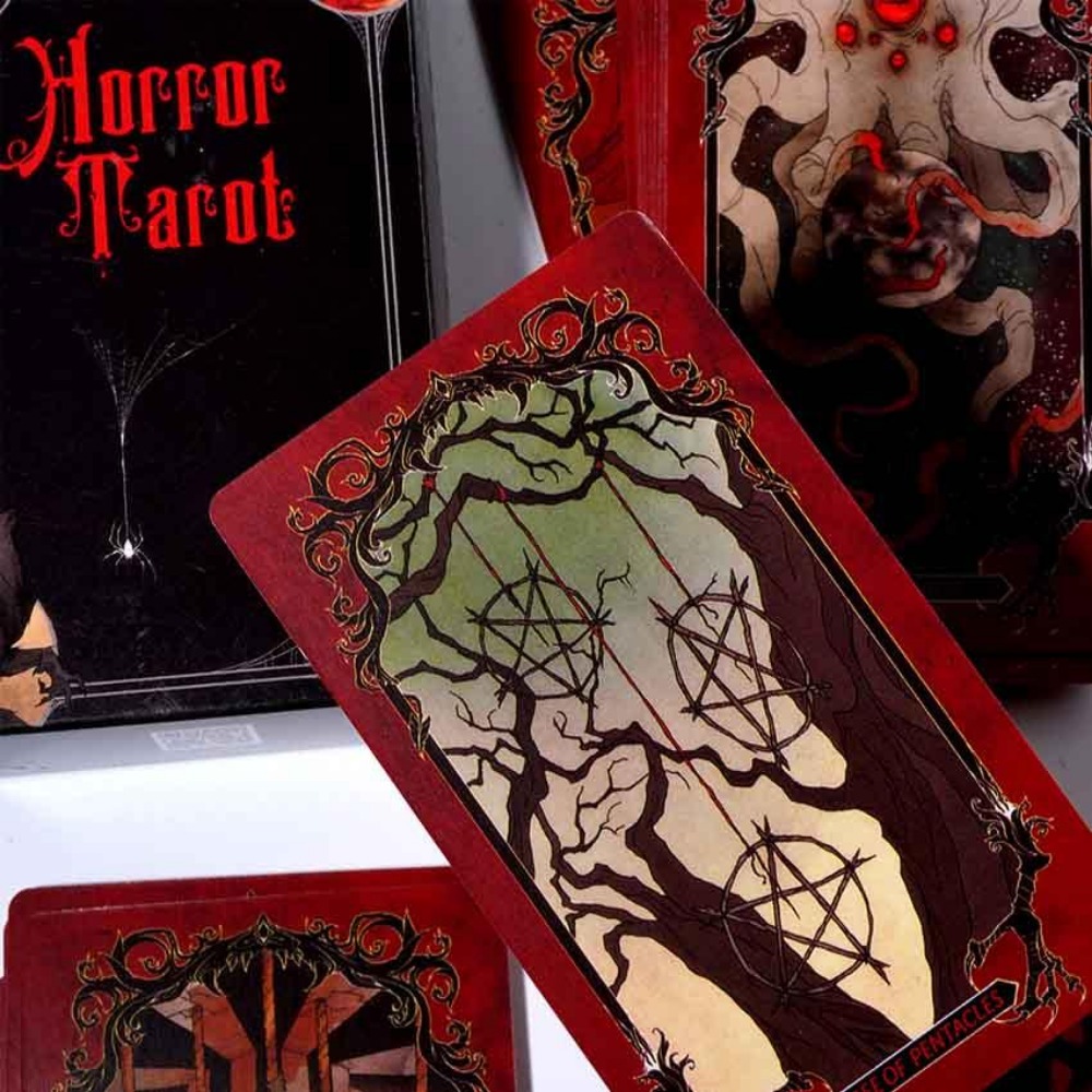 10.3*6cm korku Tarot güverte k - Tarot Cards Deck With Guidebook incelemesi ve fiyatı