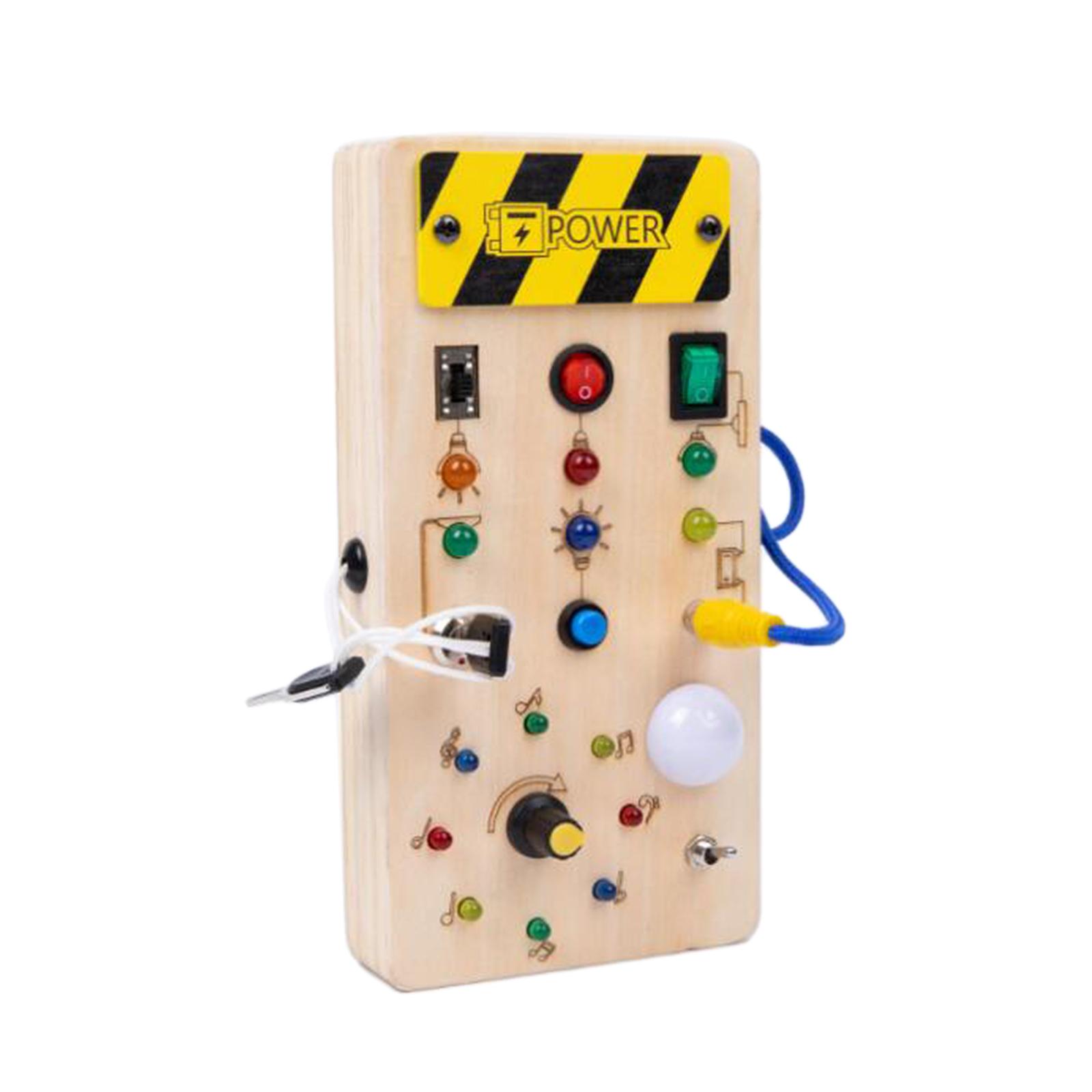 LED Ahşap Duyusal Tahta, Yeni  - Montessori Wooden Busy Board Toddler incelemesi ve fiyatı