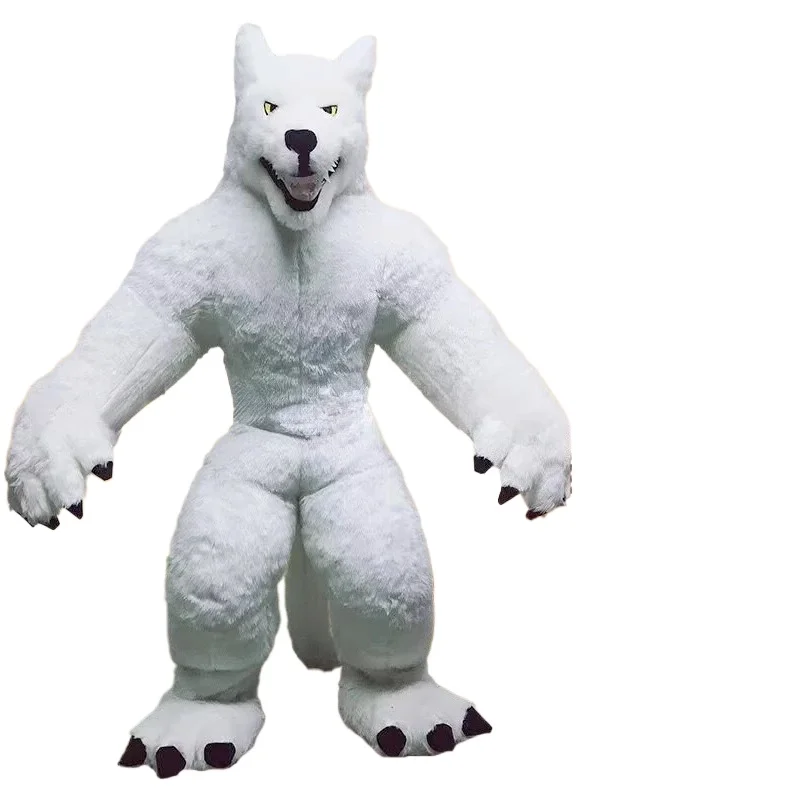 Dev Şişme Gri Kurt Maskot Kost - Dolls incelemesi ve fiyatı