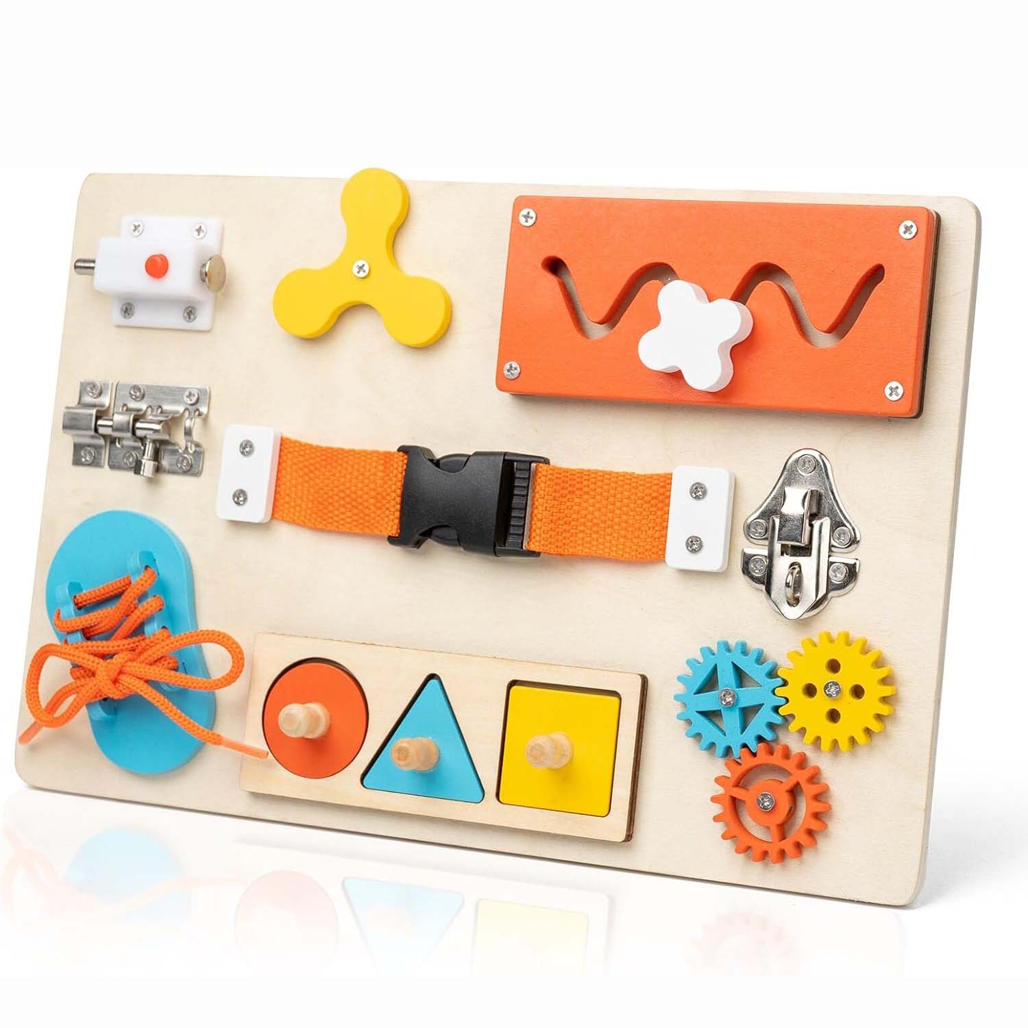 Montessori Etkinlik Panosu, Yü - Montessori Wooden Busy Board Toddler incelemesi ve fiyatı
