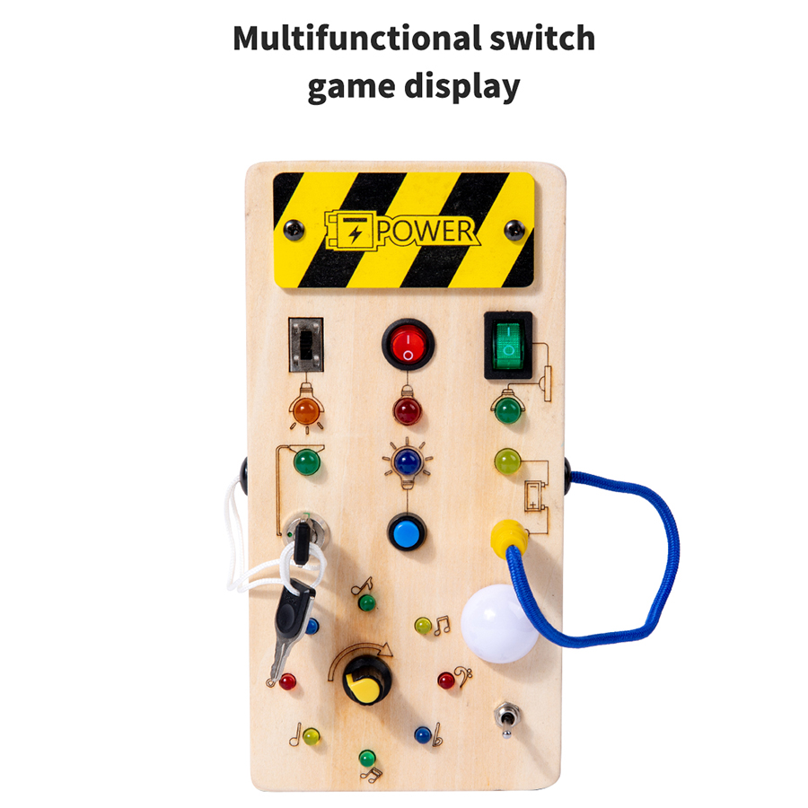 Montessori Meşgul Kurulu Duyus - Montessori Wooden Busy Board Toddler incelemesi ve fiyatı