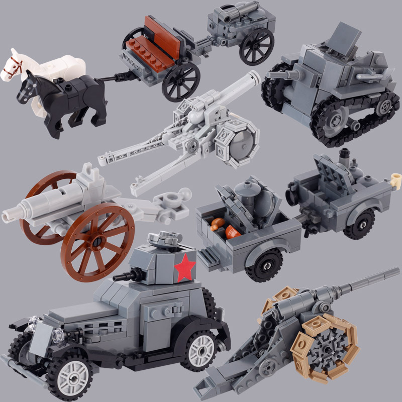 WW1 İtalyan sovyet askeri Tank - Lego Compatible Military Tank incelemesi ve fiyatı