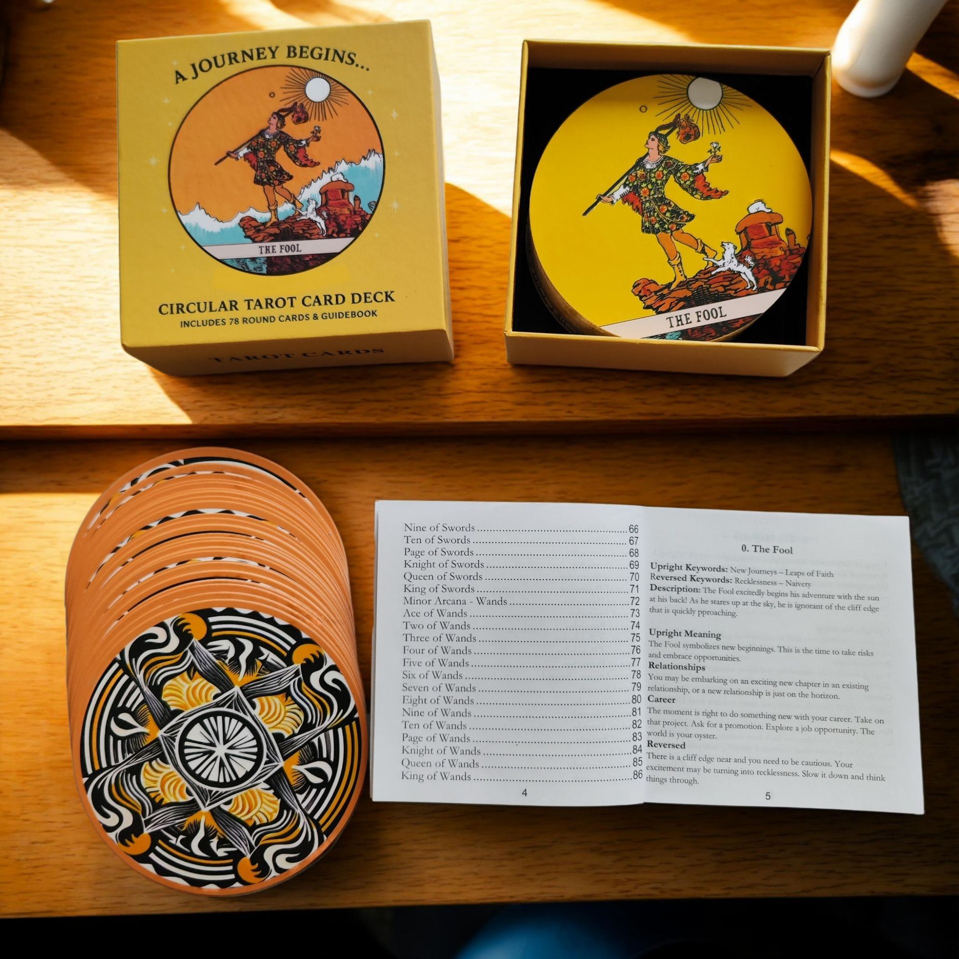 Dairesel Tarot Kartları Seti,  - Tarot Cards Deck With Guidebook incelemesi ve fiyatı