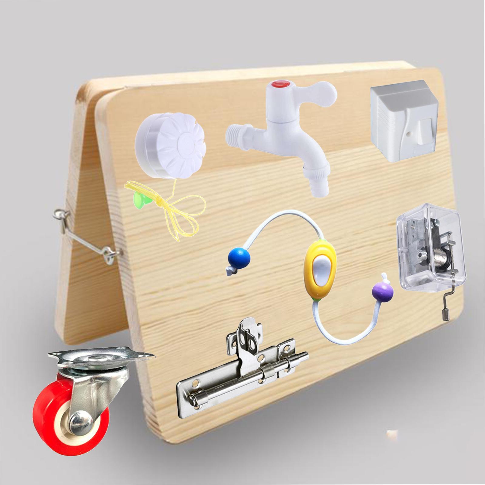 Montessori Duyusal Aktivite Pa - Montessori Wooden Busy Board Toddler incelemesi ve fiyatı
